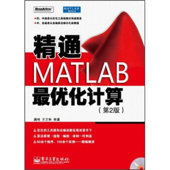 《精通MATLAB最优化计算》[89M]百度网盘|pdf下载|亲测有效