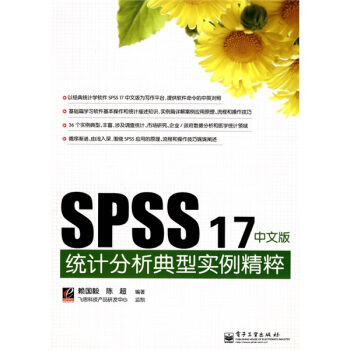 《SPSS中文版统计分析典型实例精粹》[48M]百度网盘|亲测有效|pdf下载